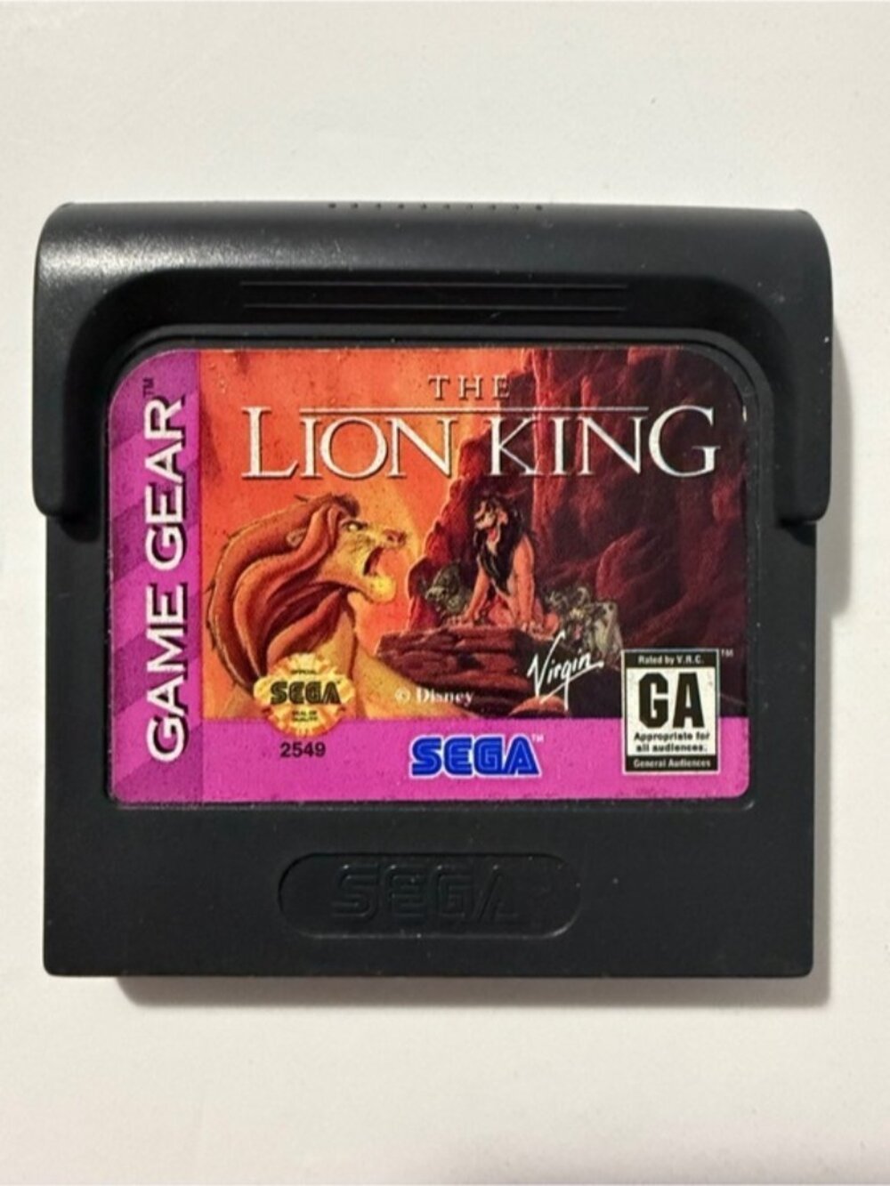 The Lion King Sega Game Gear Cartridge Only